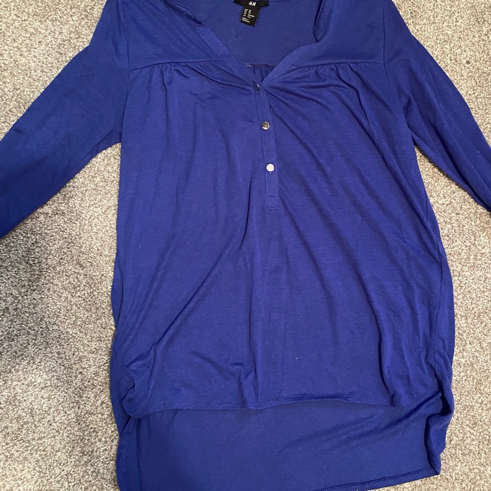 H&M Blue high/low top